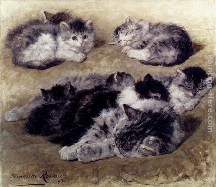Henriette Ronner-Knip A Study Of Cats